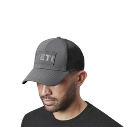 Core Patch Trucker Hat Grey on Grey