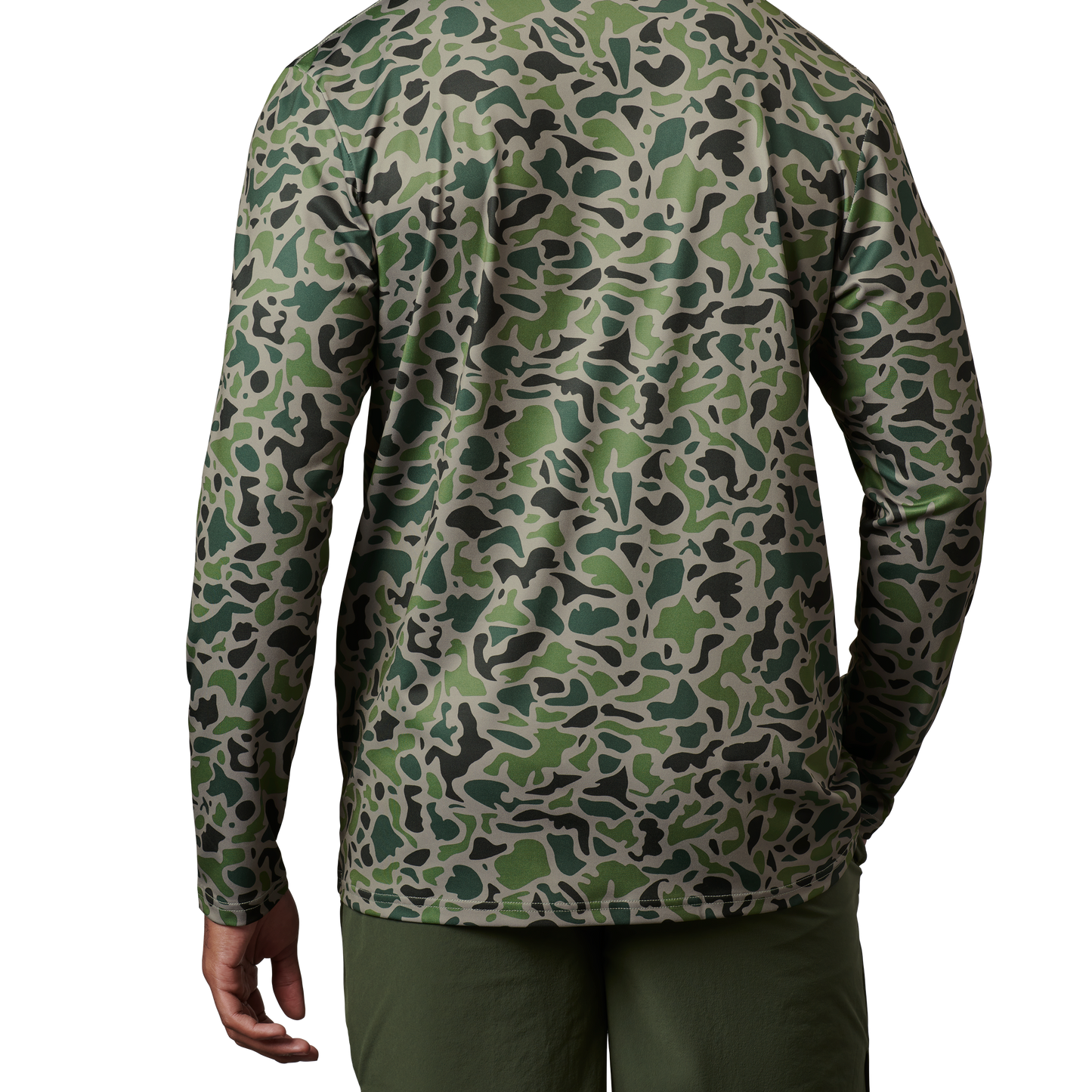 YETI Duck Camo Long Sleeve Sunshirt Green