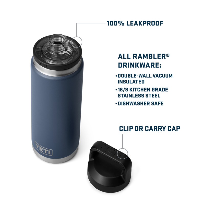 YETI Rambler® 26 oz (769 ml) Bottle With Chug Cap Ultramarine Violet