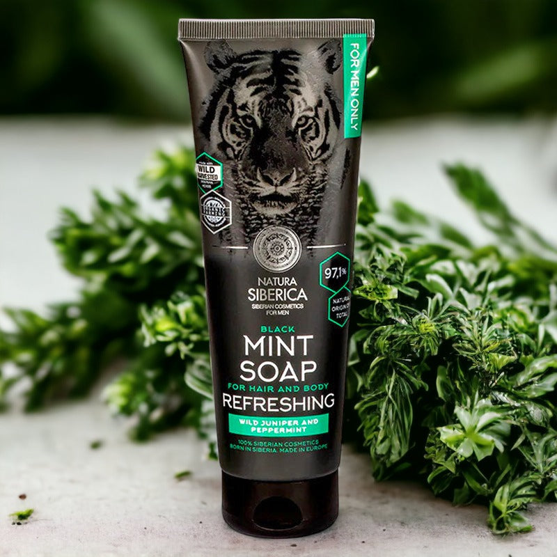 Refreshing Black Mint Soap Hair & Body-Natura Siberica