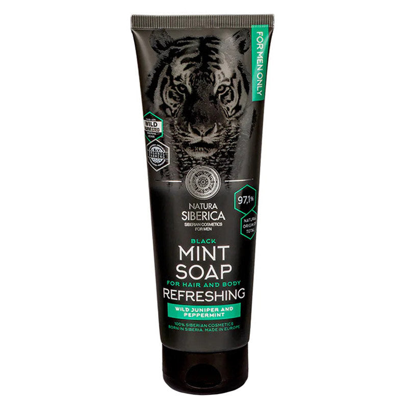 Refreshing Black Mint Soap Hair & Body-Natura Siberica