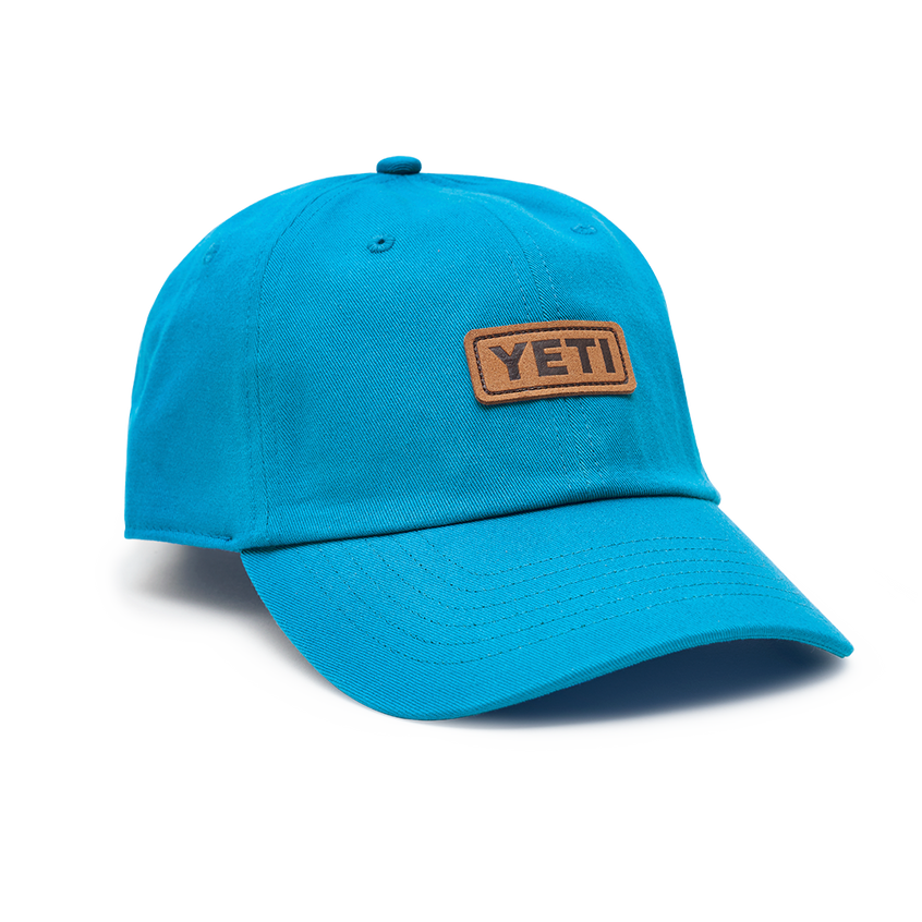 Leather Logo Badge Soft Crown Hat Aquifer Blue Aquifer Blue