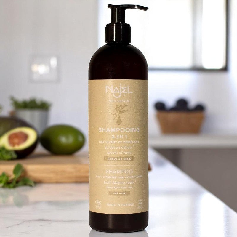 Shampoing au savon d'Alep 2 en 1