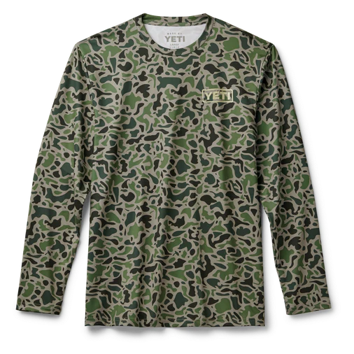 YETI Duck Camo Long Sleeve Sunshirt Green